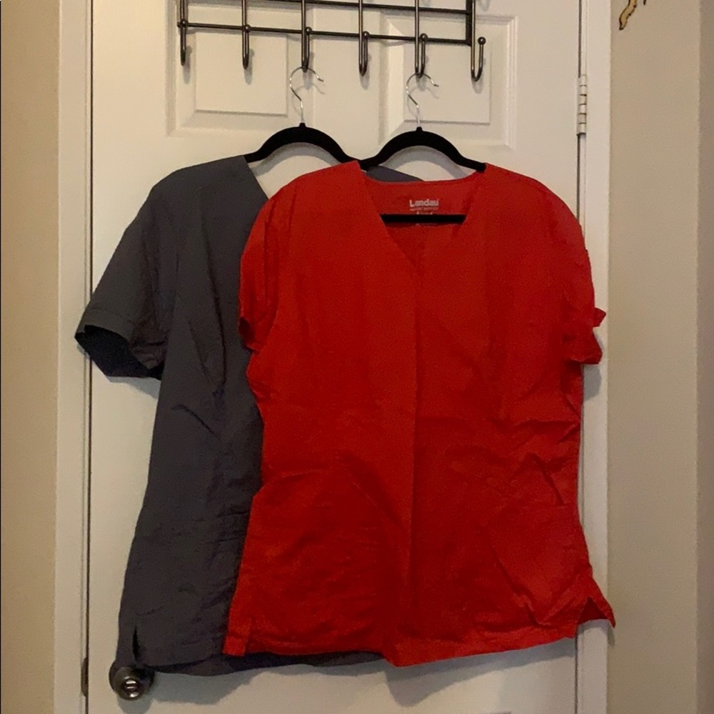 Two Landau Scrub Tops